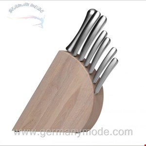 ست چاقو آشپزخانه 8 پارچه برگهف بلژیک Berghoff Messerblock 8-tlg. - Essentials