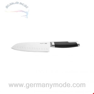 چاقو سانتوکو 17,5 سانت آشپزخانه برگهف بلژیک Berghoff Santokumesser Graphite 17,5cm - Leo
