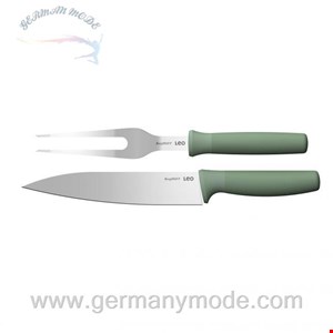  ست 2 پارچه چاقو چنگال برگهف بلژیک Berghoff 2 tlg Tranchierset Forest - Leo