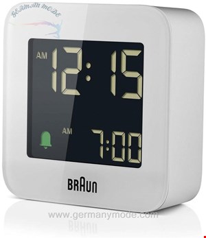 ساعت دیجیتال رومیزی مسافرتی براون آلمان Braun BC08 BC08 W