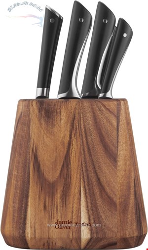 ست چاقو آشپزخانه 7 پارچه تفال فرانسه Tefal Jamie Oliver 7-tlg. Messerblock K267S755