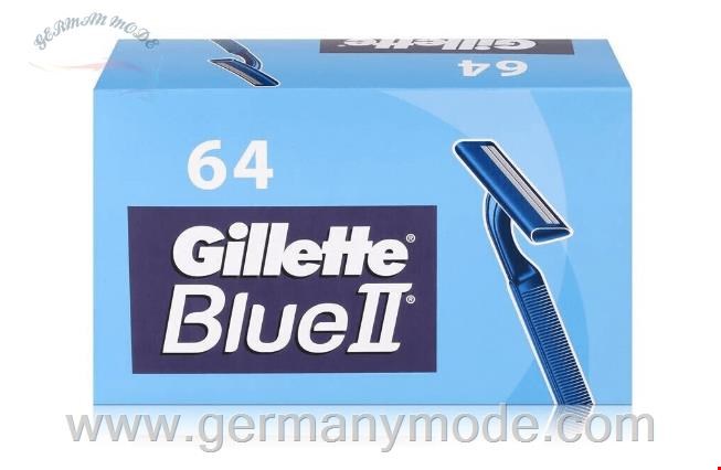 خود تراش یکبار مصرف ژیلت آمریکا Gillette Blue II (64Stk.)