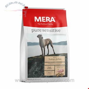غذا خشک سگ میرا آلمان Mera Pure Sensitive Truthahn - Reis 12-5kg