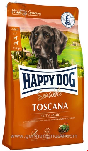 غذا خشک سگ هپی داگ آلمان Happy Dog Supreme Sensible Toscana 4kg