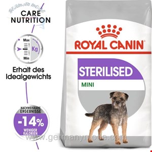 غذا خشک مخصوص سگ کوچک عقیم رویال کنین آلمان Royal Canin Mini Sterilised 1kg
