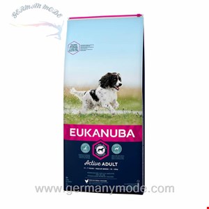 غذا خشک سگ نژاد متوسط ​​بزرگسالان یوکانوبا آلمان Eukanuba Adult Medium Breed 3kg