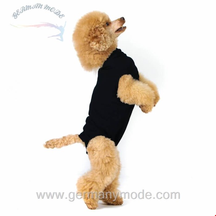 لباس سگ ترووت آلمان Trovet Hundebody Recovery Suit schwarz XXXS