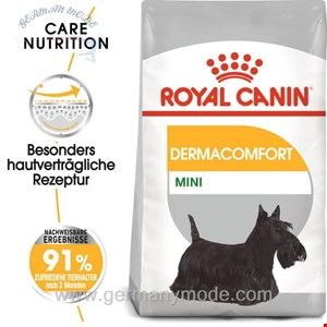 غذا خشک مخصوص سگ با پوست حساس رویال کنین آلمان Royal Canin Dermacomfort Mini 3kg