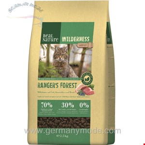غذا خشک گربه گوشت گاو رئال نیچا آلمان REAL NATURE WILDERNESS Ranger's Forest Adult 2,5kg