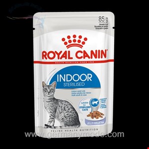 غذا مرطوب گربه رویال کنین  Royal Canin Indoor Sterilised 12x85g in Gelee
