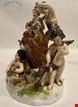  مجسمه دست ساز دکوری چینی آنتیک قدیمی مایسن آلمان Meissener Gruppe von sechs Figuren Allegorie der Erde von Acier Modell D 83