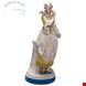  مجسمه نقاشی با دست دکوری چینی آنتیک قدیمی مایسن آلمان Antike deutsche handbemalte Jungfrauenfigur aus Meissener Porzellan der Schule um 1900
