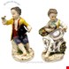  مجسمه دست ساز دکوری چینی آنتیک قدیمی Meissen  Paar Gartenarbeiter Kinder Rokoko Figuren  Modell 17 von Kaendler 1870