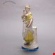  مجسمه نقاشی با دست دکوری چینی آنتیک قدیمی مایسن آلمان Antike deutsche handbemalte Jungfrauenfigur aus Meissener Porzellan der Schule um 1900