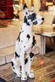  مجسمه نقاشی با دست دکوری چینی Danish Dog Sculpture