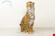  مجسمه سفالی دکوری پلنگ آنتیک قدیمی Italienischer lebensgroßer Terrakotta Leoparden Leoparden 1960er Jahre