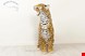  مجسمه سفالی دکوری پلنگ آنتیک قدیمی Italienischer lebensgroßer Terrakotta Leoparden Leoparden 1960er Jahre
