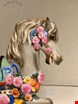  مجسمه نقاشی با دست دکوری چینی اسب Handbemalte Porzellanfigur Carousel Horse von Herend in höchster Qualität