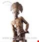 مجسمه دکوری آنتیک قدیمی Onyx Sculpture of an African Warrior Unique Piece the 20th Century