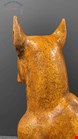  مجسمه سرامیکی دست ساز دکوری سگ آنتیک قدیمی Italienische Majolika Keramik Statue Figur eines Boxerhundes in Lebensgröße Vintage 1960er Jahre