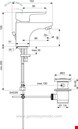  شیر مخلوط روشویی پایه کوتاه ایدیل استاندارد Ideal Standard Ceraplan III Waschtischarmatur 130 B0700AA