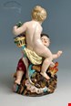  مجسمه دست ساز دکوری چینی آنتیک قدیمی Meissen Zwei Figurengruppen Vier Jahreszeiten Allegorien von Kaendler um 1850