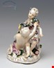  مجسمه دست ساز دکوری چینی آنتیک قدیمی Meissener Rokoko Vasenpaar Flora und Zephyr Modell 2576 von Kaendler um 1760
