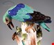  مجسمه دست ساز دکوری چینی آنتیک قدیمی Meissen Bird Figure European Roller On A Trunk by JJ Kaendler Germany 20th