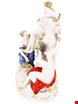  مجسمه نقاشی با دست دکوری چینی آنتیک قدیمی مایسن آلمان Meissener Porzellanfigur mit der Darstellung der Rape of Europa