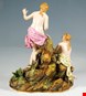  مجسمه دست ساز دکوری چینی آنتیک قدیمی Meissen Mythological Group Catch Of The Triton by Kaendler Germany c 1850