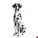  مجسمه سرامیکی نقاشی با دست دکوری سگ Dänische Retro Hundskulptur eines Hundes