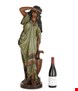 مجسمه سفالی دکوری آنتیک قدیمی Large Terracotta Female Figure by Okcar Gladenbeck