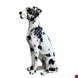  مجسمه سرامیکی نقاشی با دست دکوری سگ Dänische Retro Hundskulptur eines Hundes