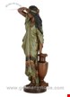 مجسمه سفالی دکوری آنتیک قدیمی Large Terracotta Female Figure by Okcar Gladenbeck