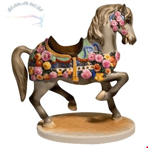 مجسمه نقاشی با دست دکوری چینی اسب Handbemalte Porzellanfigur Carousel Horse von Herend in höchster Qualität