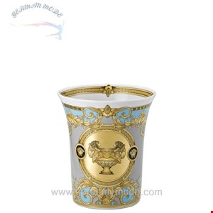 گلدان روزنتال آلمان Rosenthal meets Versace Dekovase Prestige Gala Bleu Vase 18 cm