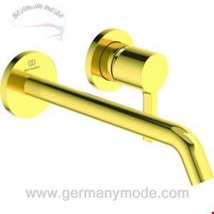 شیر مخلوط روشویی توکار ایدیل استاندارد Ideal Standard Joy Wand Waschtischarmatur 225mm brushed gold A7379A2