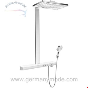 ست شیرآلات دوش حمام توکار هانس گروهه آلمان Hansgrohe Rainmaker select 460 2jet Showerpipe 27028400