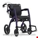  ویلچر رولاتور واکر ویلچر رولزموشن Rollz Motion 2.1 Rollator und Rollstuhl dark purple