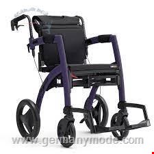 ویلچر رولاتور واکر ویلچر رولزموشن Rollz Motion 2.1 Rollator und Rollstuhl dark purple