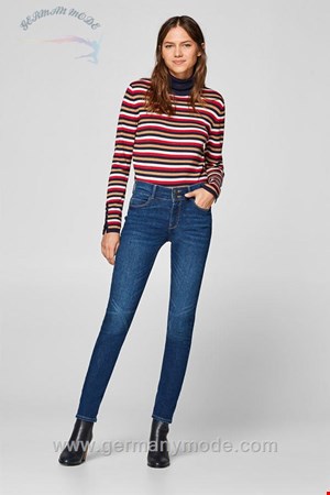 شلوار جین زنانه اسپریت (آمریکا) Stretch-Jeans mit breitem Bund und Doppelknopf
