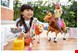 مجموعه باربی و نظافت اسب Mattel Barbie Reitspaß mit Barbie (blond), Chelsea, Pferd und Pony, Pferde Spielzeug 