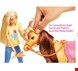  مجموعه باربی و نظافت اسب Mattel Barbie Reitspaß mit Barbie (blond), Chelsea, Pferd und Pony, Pferde Spielzeug