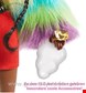  باربی عروسک پیرو مد  Mattel Barbie® Extra Puppe mit Afro und Regenbogen-Jacke, inkl. Haustier