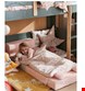  کیسه خواب کودک ورت فرانسه Vertbaudet Kinder Schlafsack Katze mit Kissen - rosa geblümt/katze