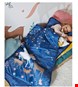  کیسه خواب کودک ورت فرانسه Vertbaudet Kinder Schlafsack mit integriertem Kissen Märchenwald - blau