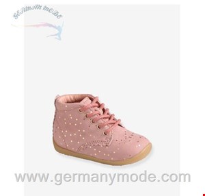 کفش کودک نو پا ورت فرانسه Vertbaudet Mädchen Baby Lauflern-Boots - rosa