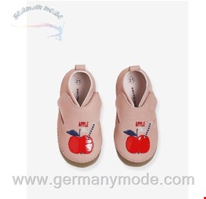 کفش کودک نو پا ورت فرانسه Vertbaudet Mädchen Baby Krabbelschuhe, Apfel - rosa