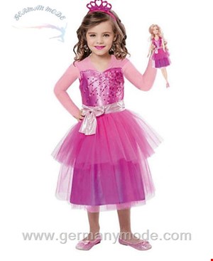 لباس پرنسسی 3 تکه باربی Amscan Kostüm Barbie Princess & Mini Me, 3-tlg.