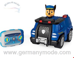 ماشین پلیس کنترل از راه دور Spin Master PAW Patrol Ferngesteuertes Polizeiauto mit Chase-Figur, RC Fahrzeug in blau